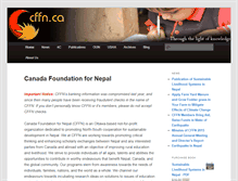 Tablet Screenshot of cffn.ca
